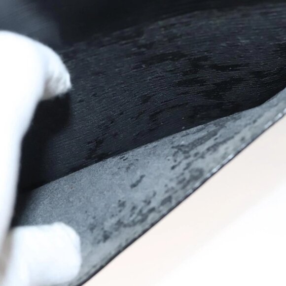 LOUIS VUITTON Epi Pochette Homme Clutch Bag Black Noir - Picture 10 of 16